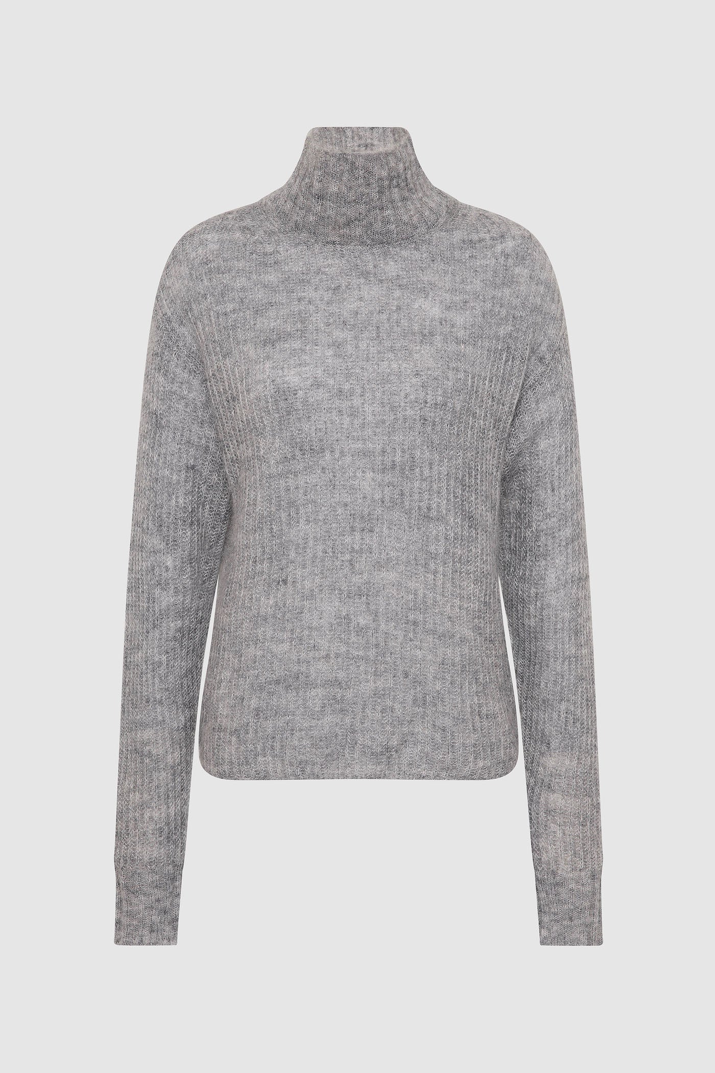 The Mohair-Wool High Neck Knit l FRIEND of AUDREY The Mohair-Wool High Neck Knit l FRIEND of AUDREY