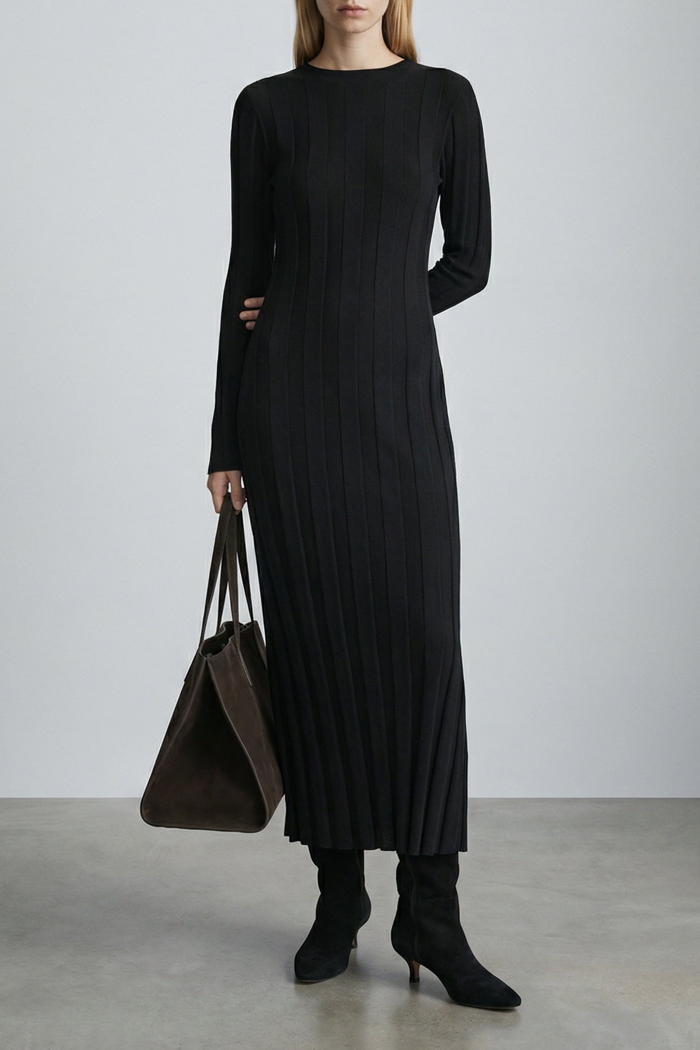 Long Sleeve Knit Dress