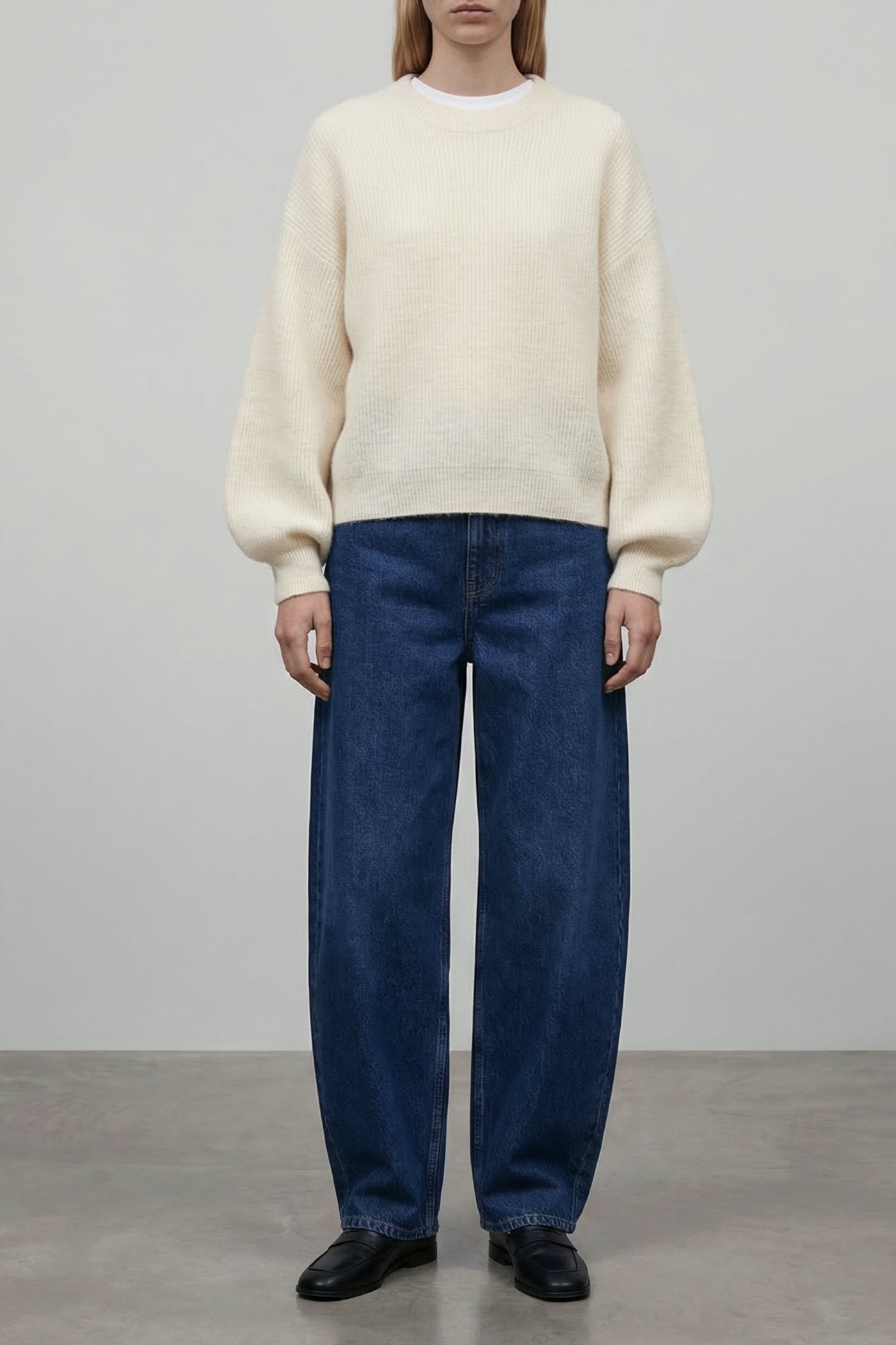 The Wool-Alpaca Balloon Sleeve Knit