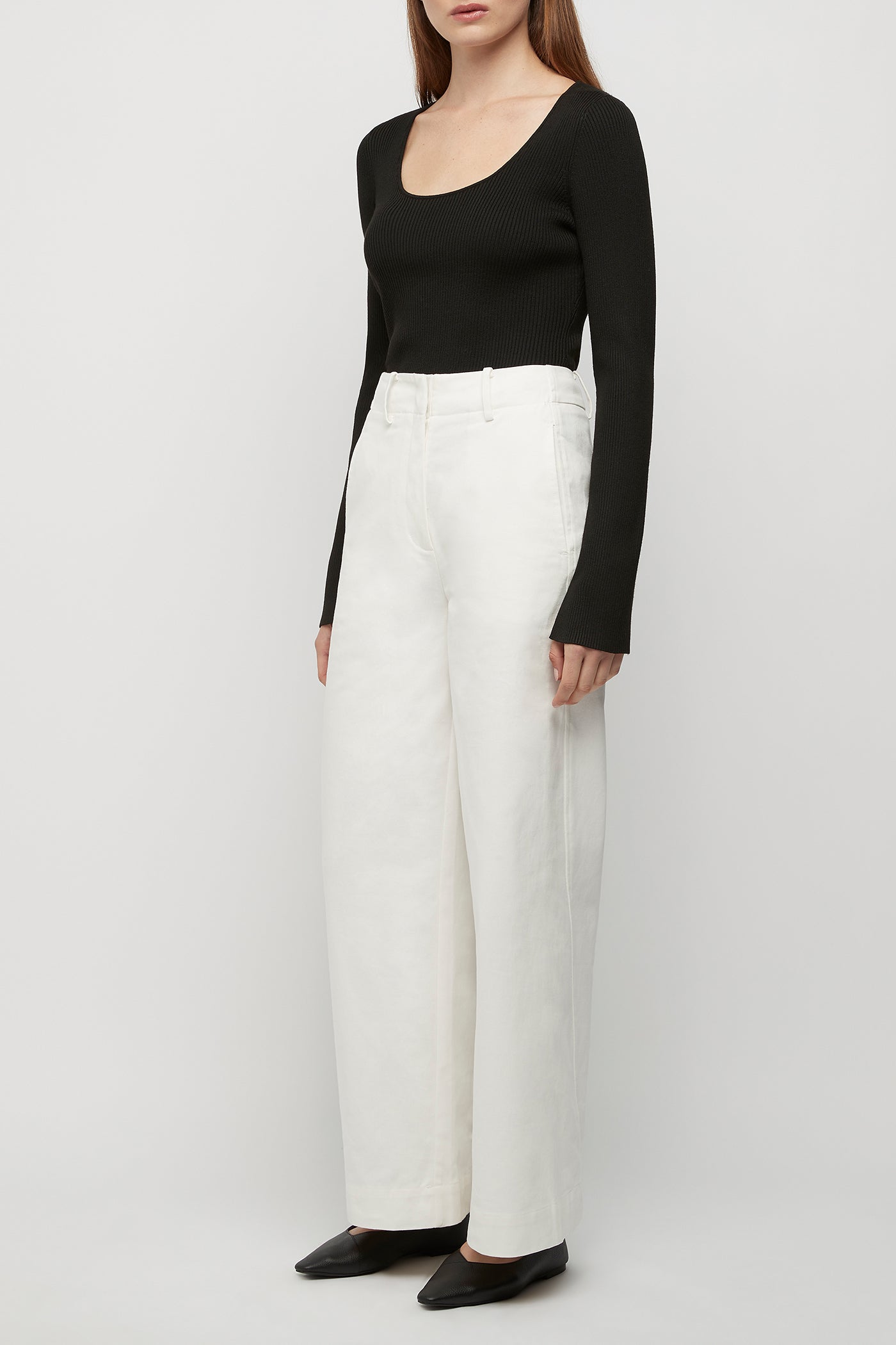 Basic Rib Knit Top