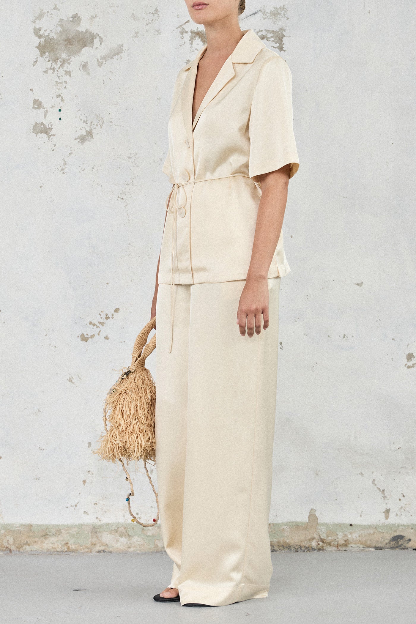 The Satin Relaxed Pants