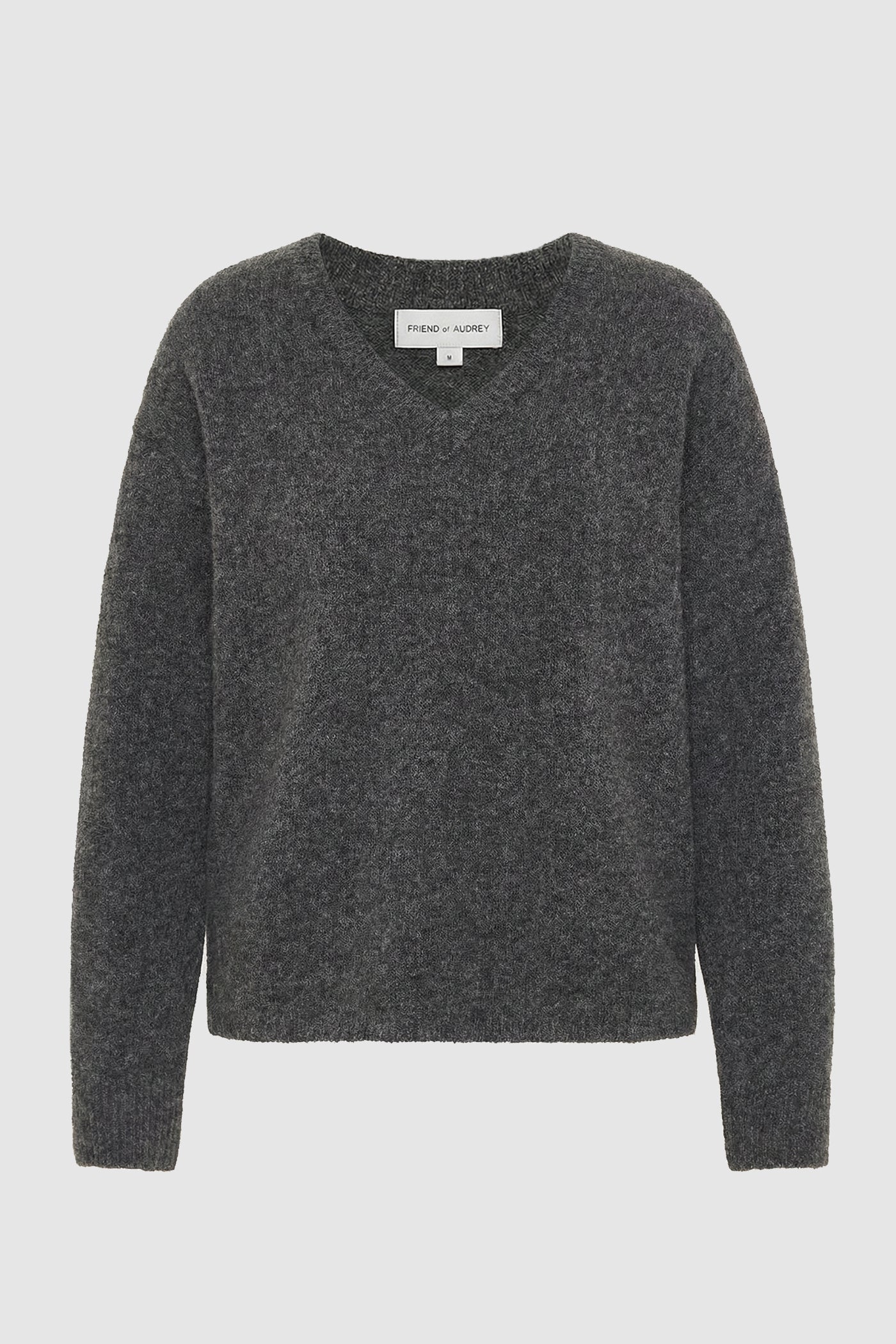 The Basic V-neck Knit with Tie