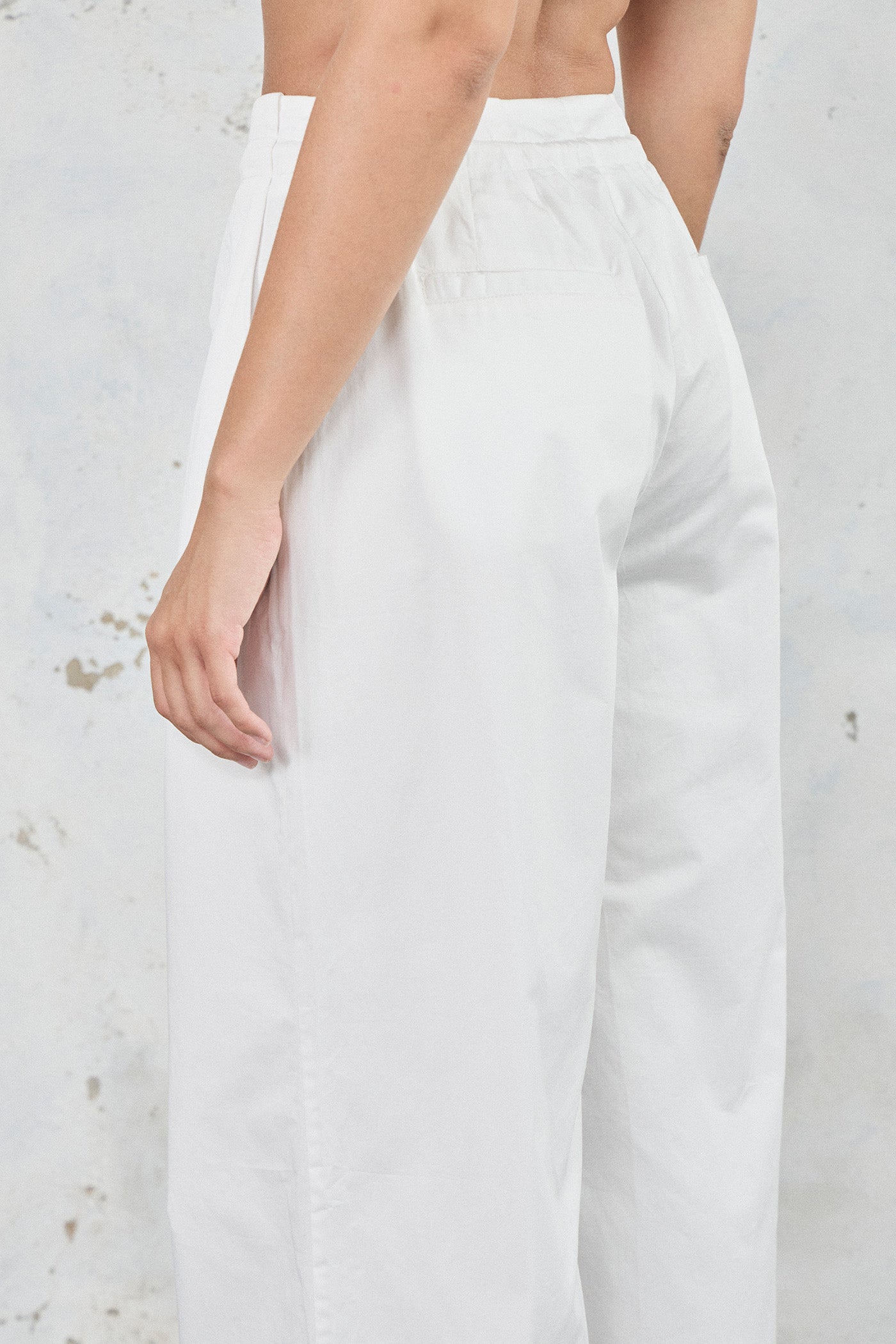 The Cotton Poplin Drawstring Pants