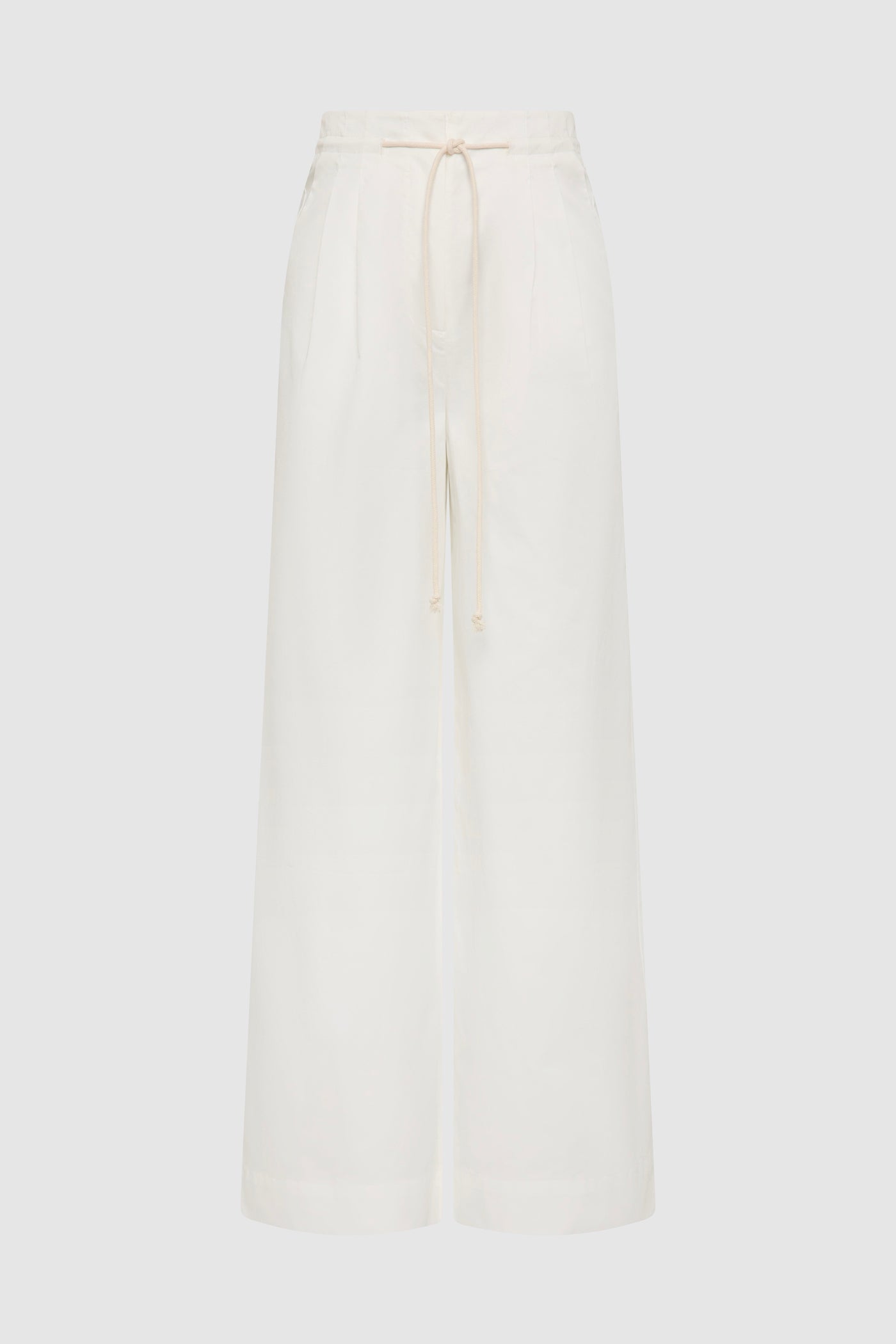 The Cotton Poplin Drawstring Pants