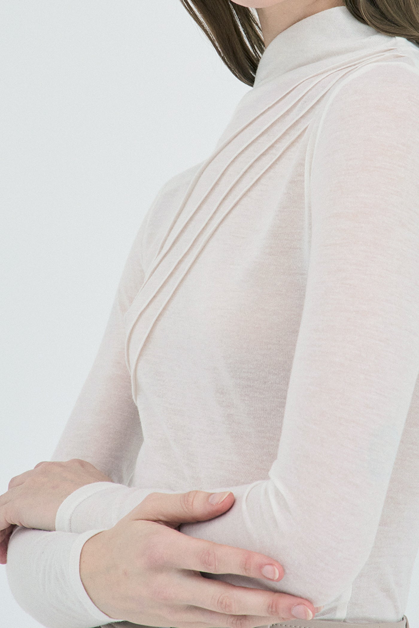 The Jersey Stitch Semi-Sheer Top