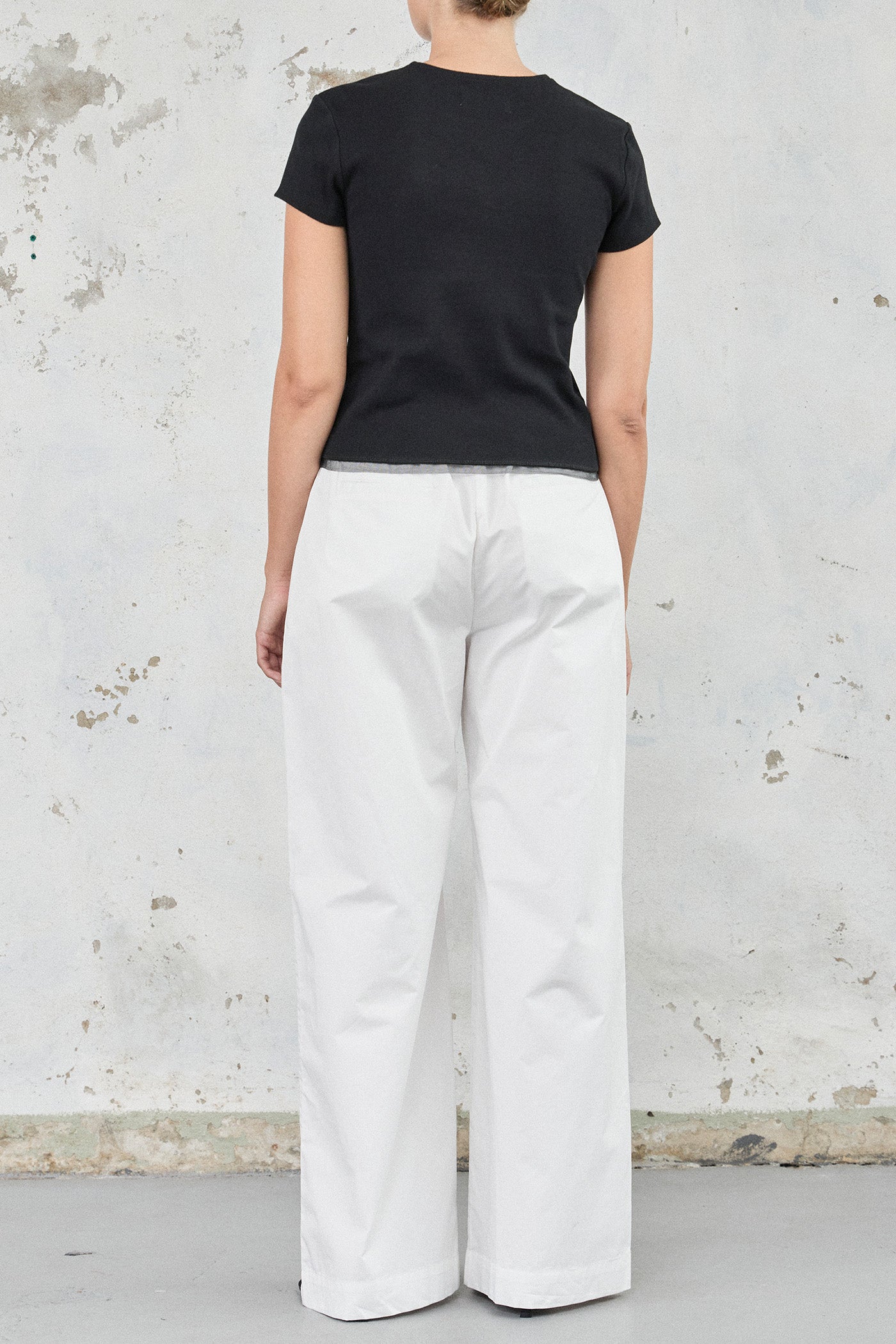 The Cotton Mesh Baby Tee