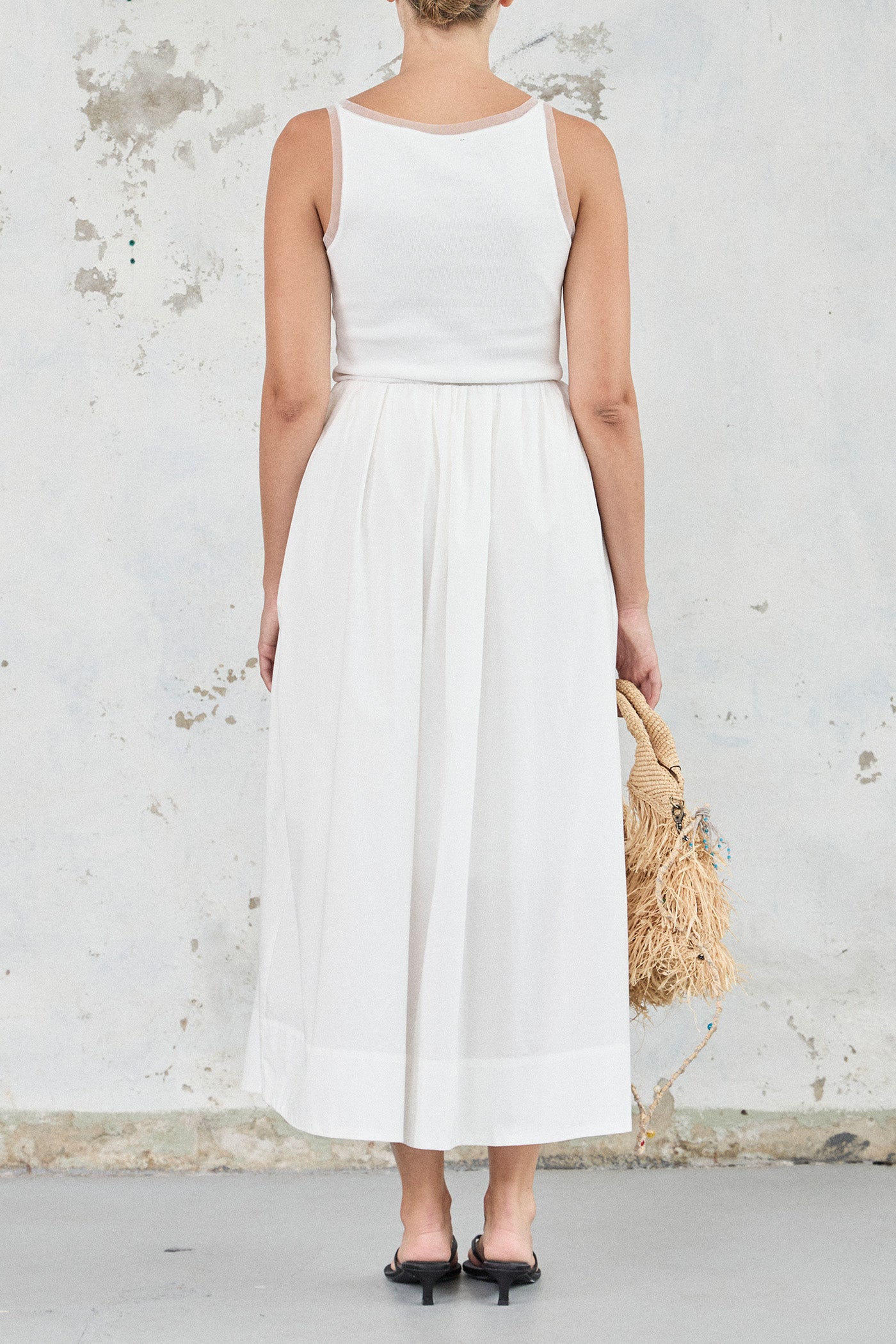 The Cotton Mesh Tank