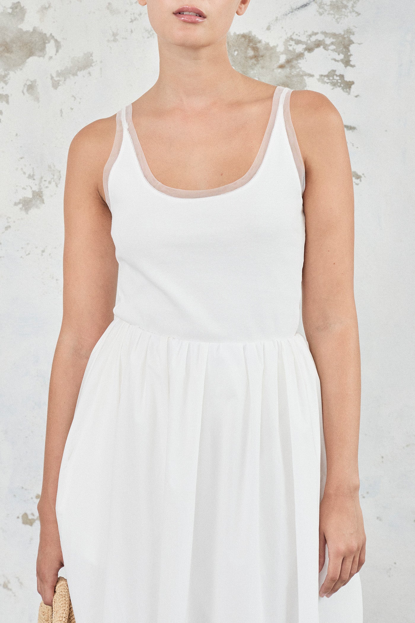 The Cotton Mesh Tank