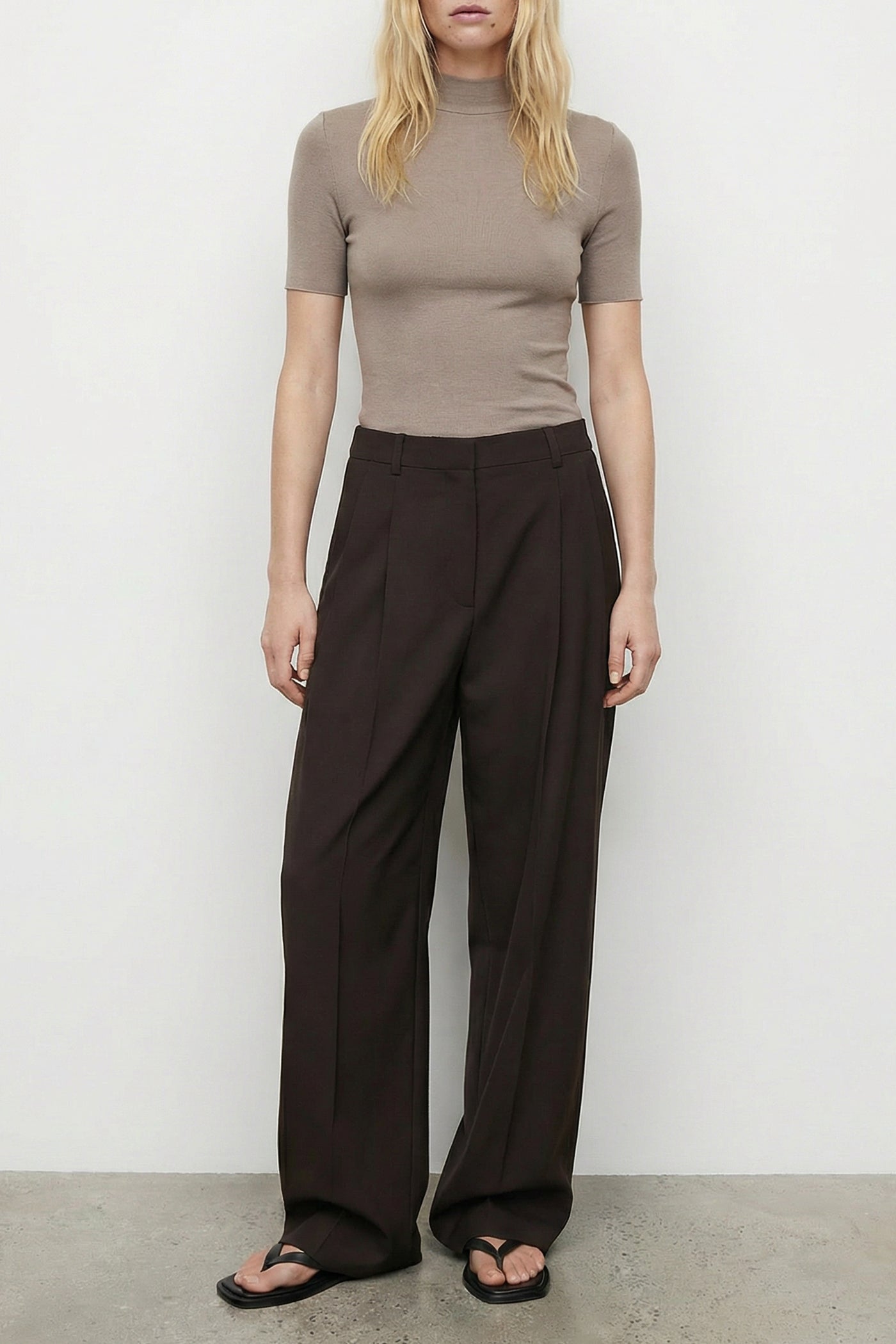 The Tencel Wool Short Sleeve Top