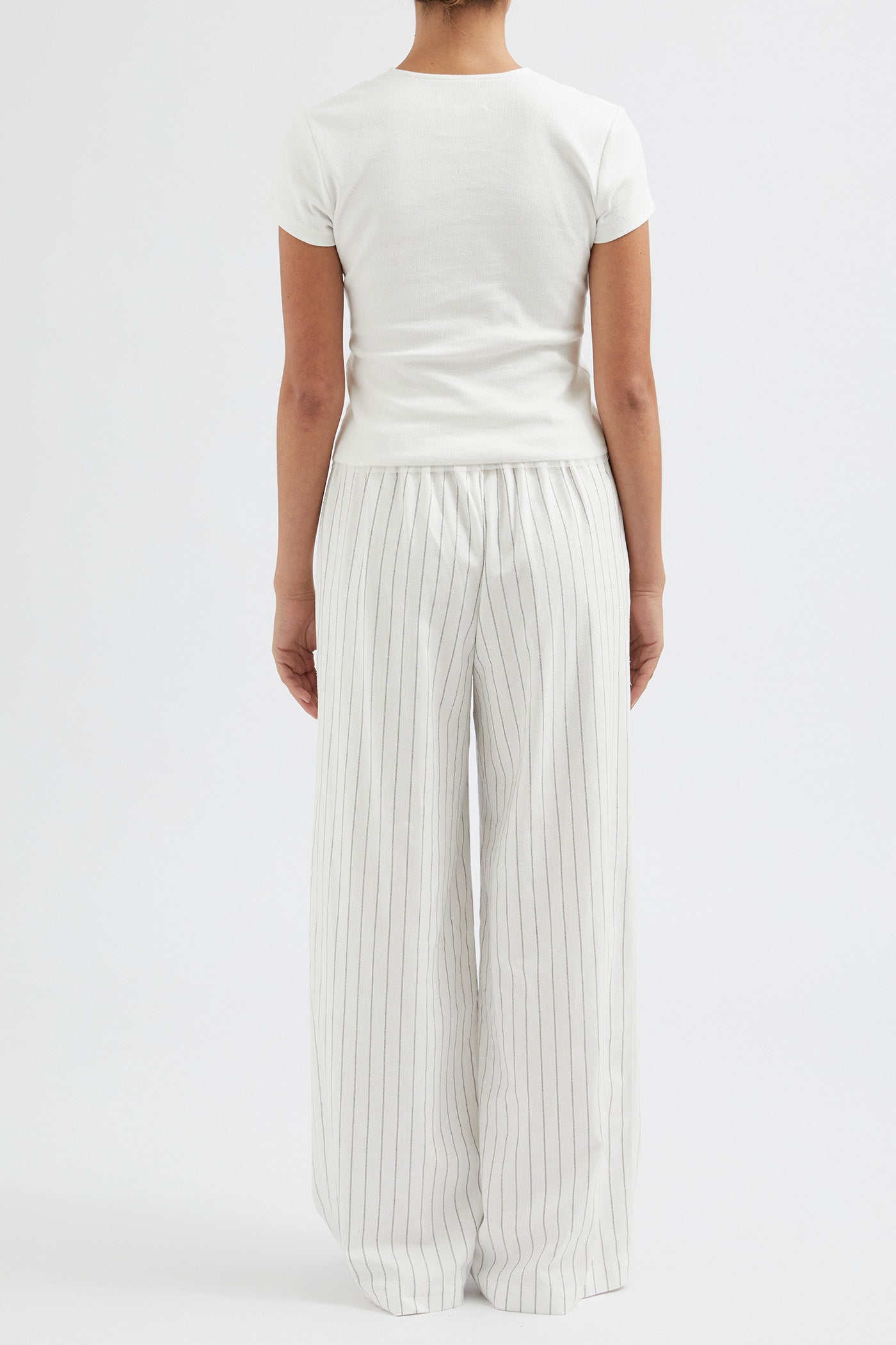 The Stripe Tie Waist Trouser