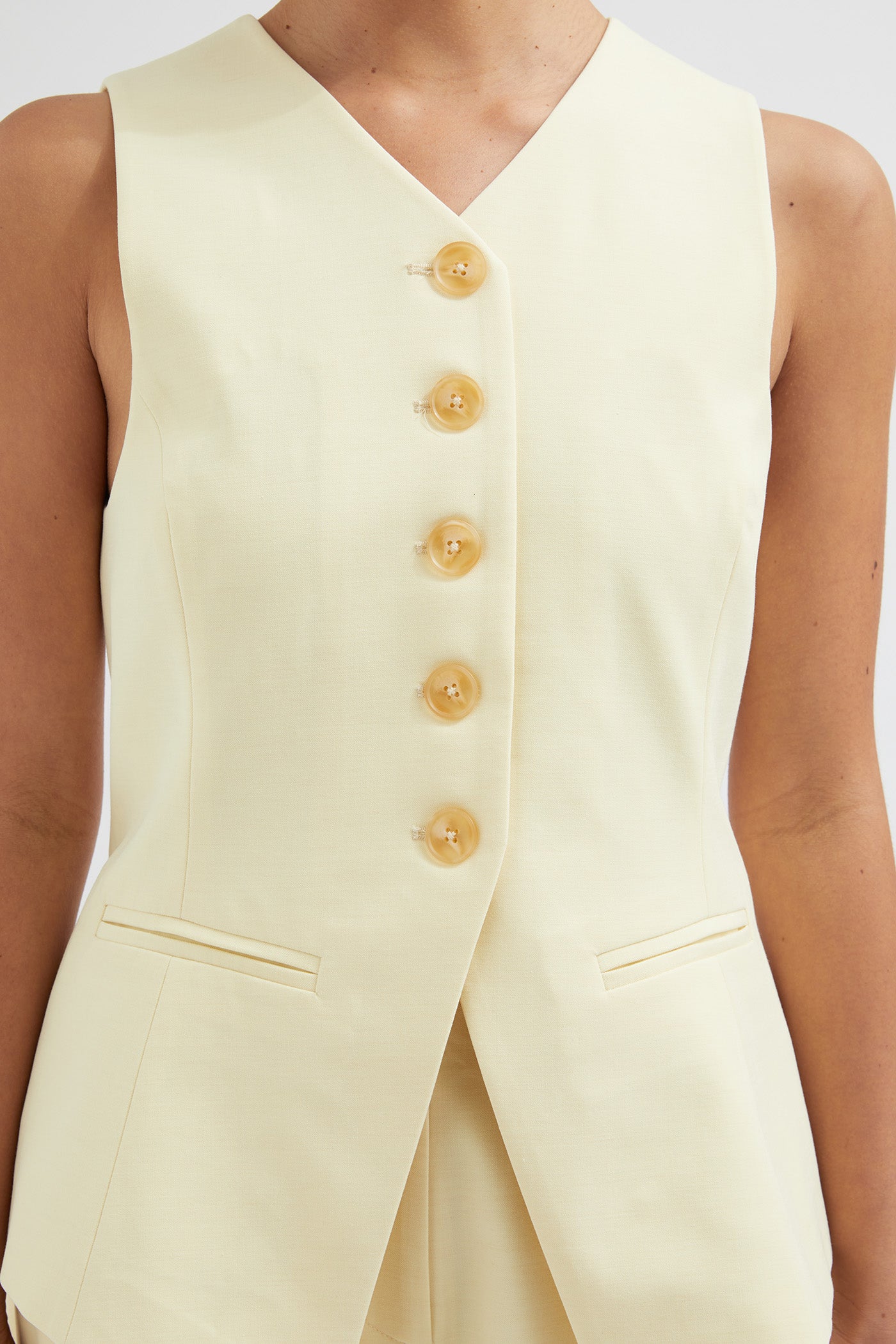 The Tailored V Neck Vest