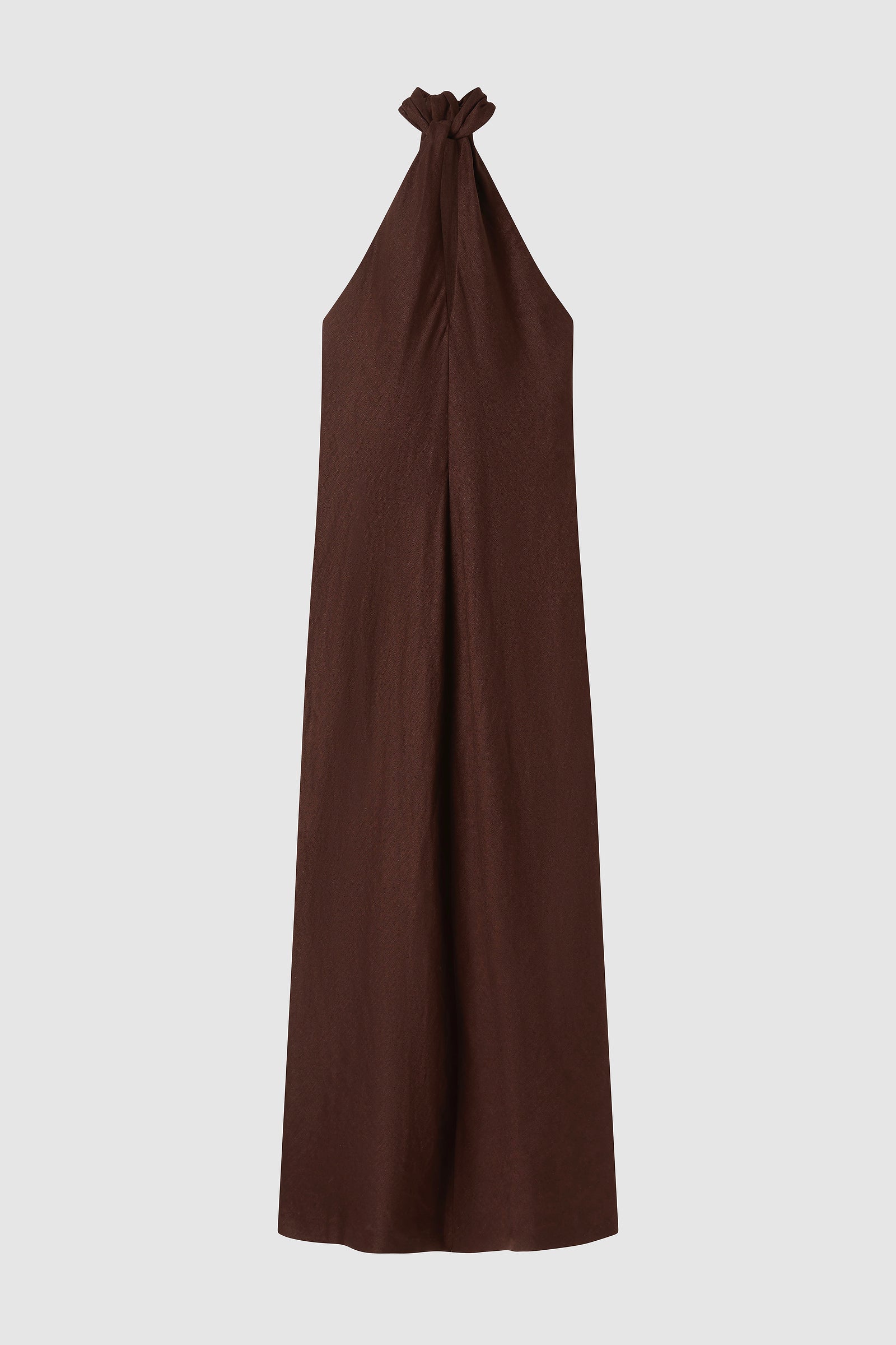 The Cross-over Linen Dress