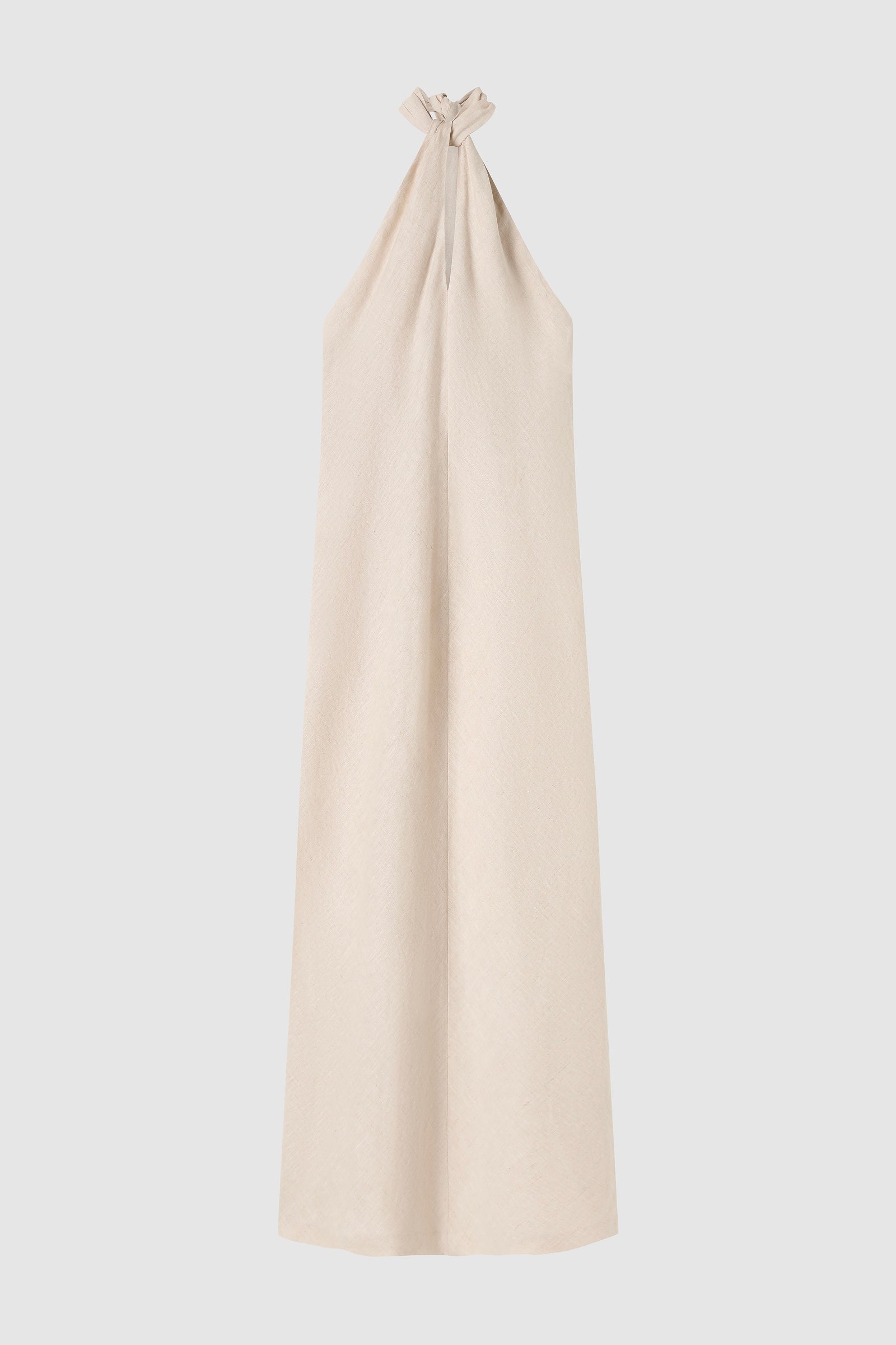 The Cross-over Linen Dress